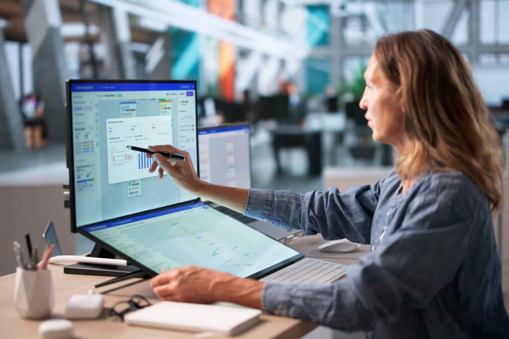 Digital marketer analyzing behavioral health marketing campaign performance
